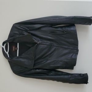 Danier leather bomber jacket